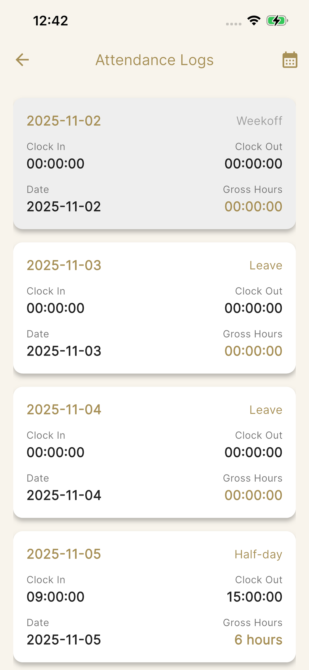 WerkrB HRMS screenshot 7