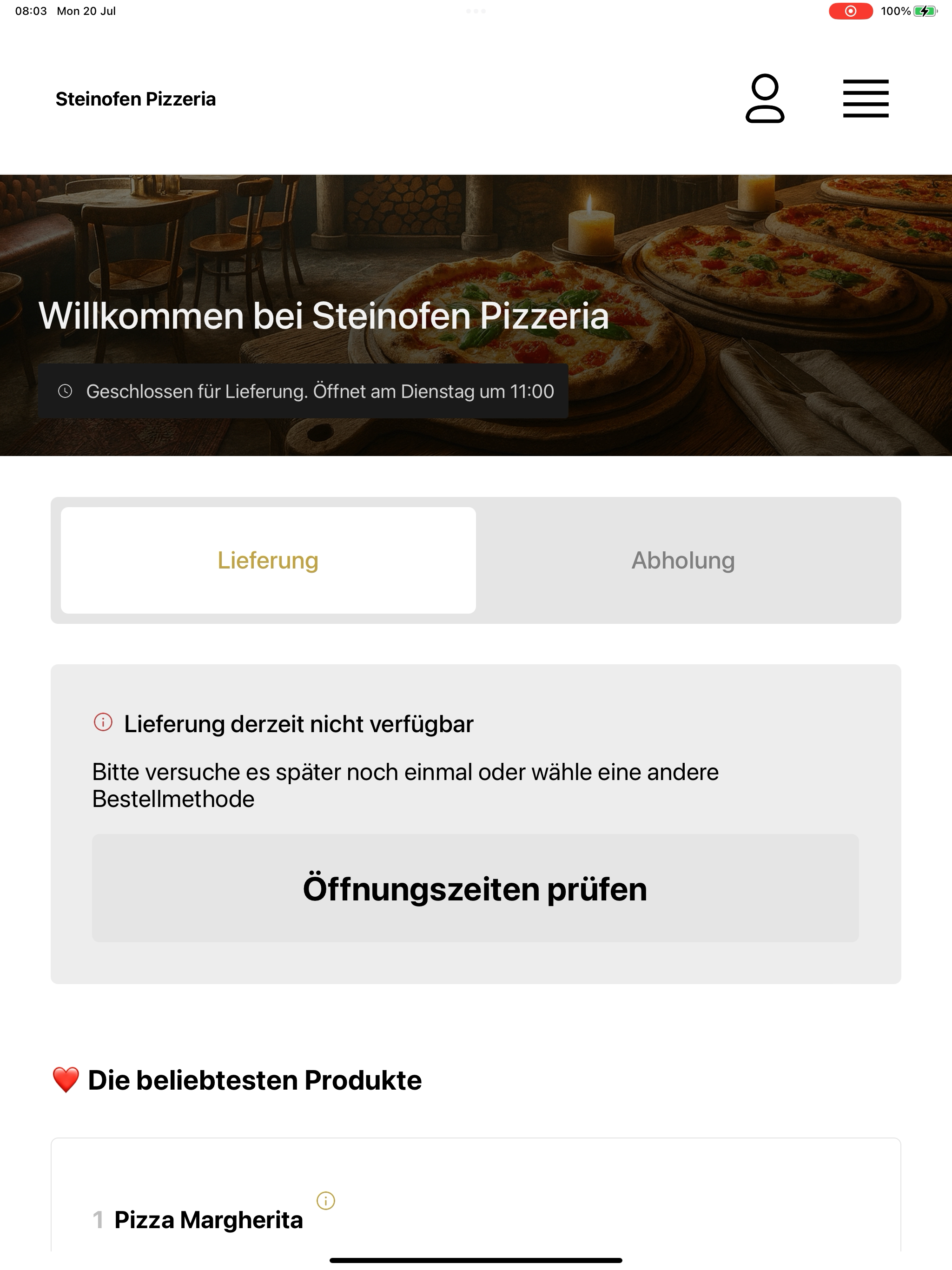 Steinofen Pizzeria Greven screenshot 12