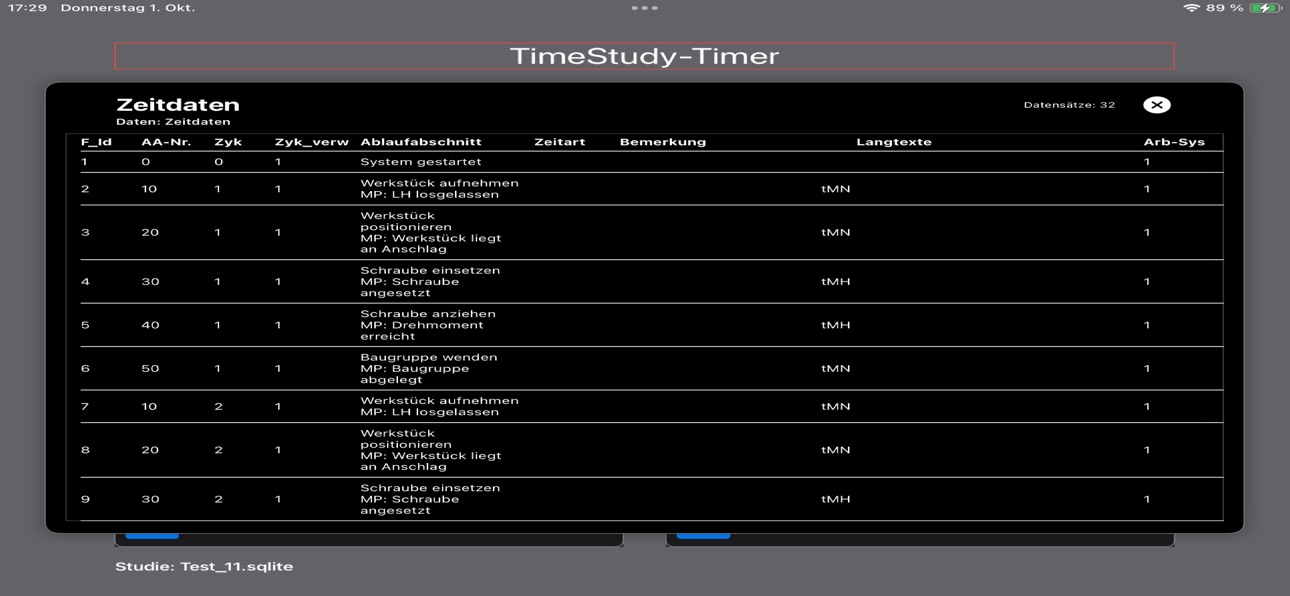 Screenshot 4 of TimeStudy Stopwatch