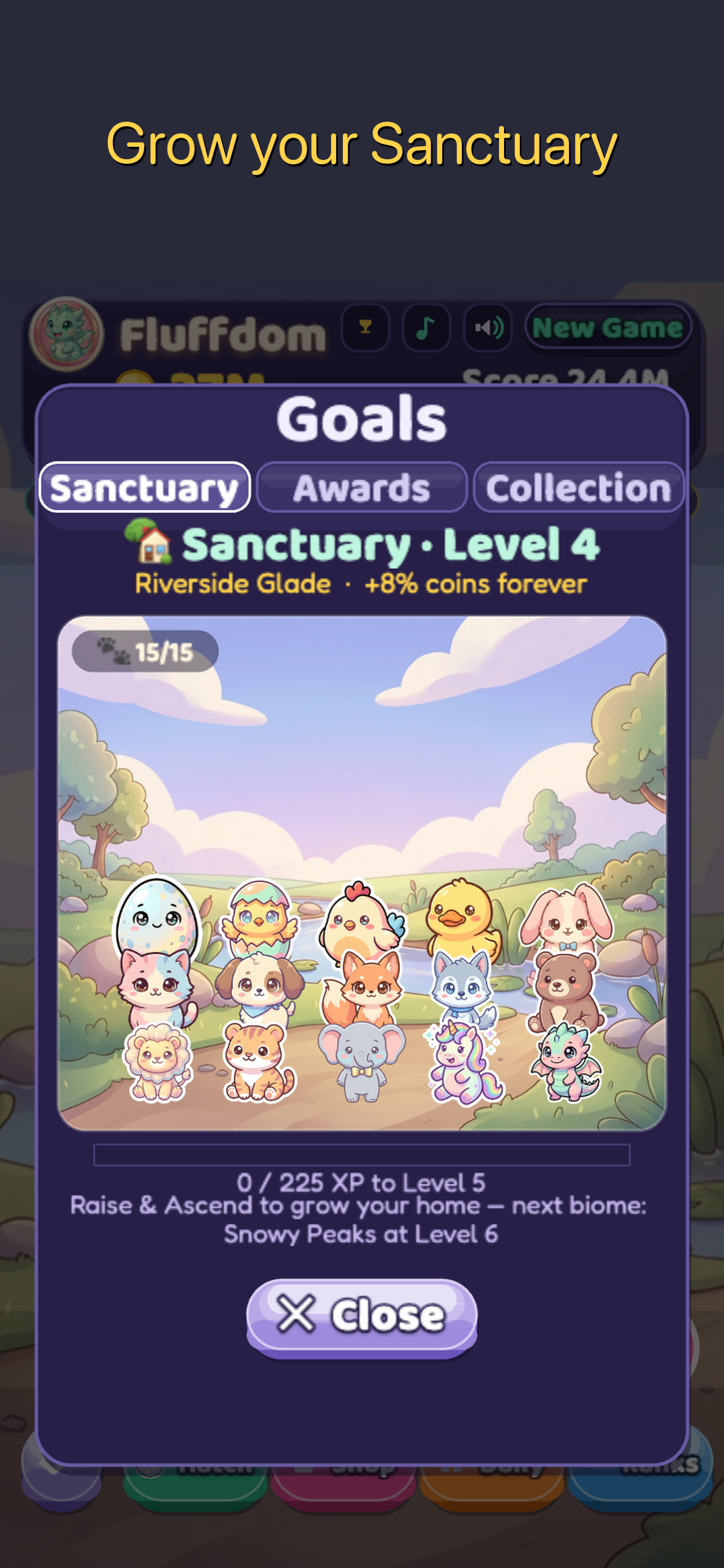 Fluffdom: Cozy Animal Merge screenshot 5