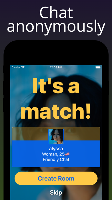 Anonymous Chat Rooms - NoName Screenshot