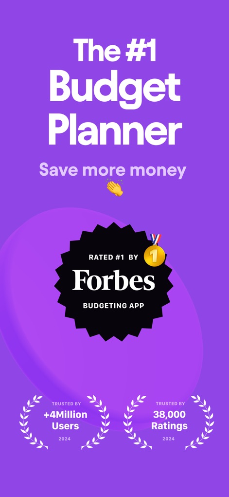 Buddy: Budget Planner App - Découvrez la reconnaissance par Forbes et l'approbation de plus de 4 millions d'utilisateurs, confirmant la position de Buddy comme planificateur budgétaire leader.