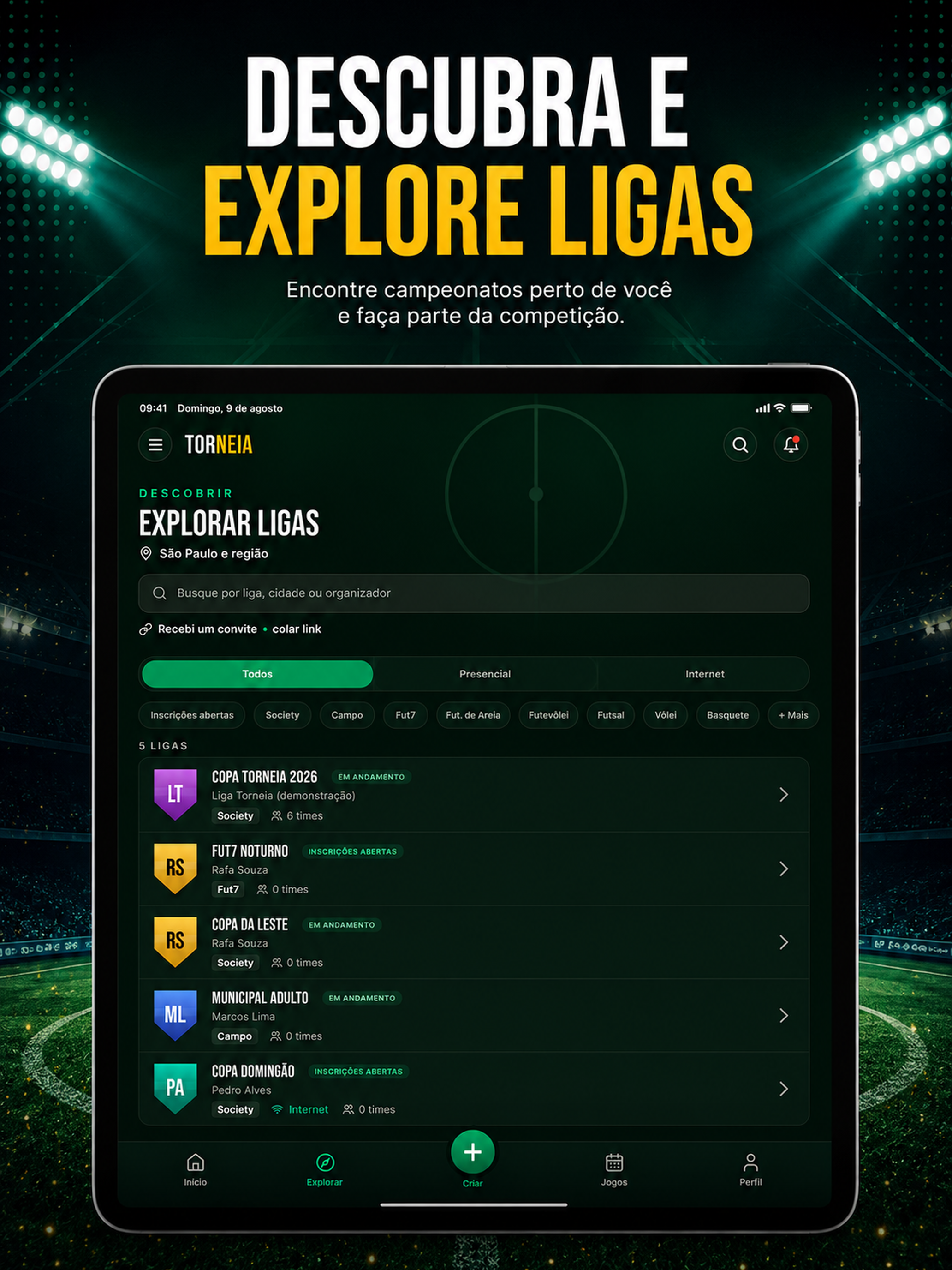 Torneia - Campeonatos e Ligas screenshot 12