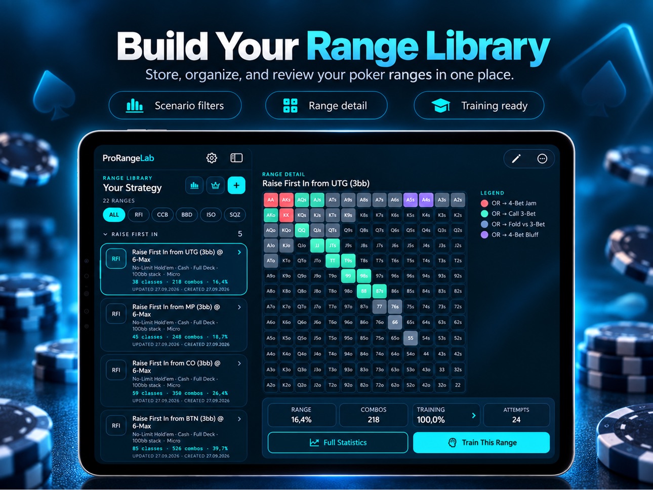 Screenshot 8 of ProRangeLab: Poker Ranges