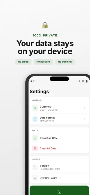 PocketLedger: Track Expenses screenshot 2