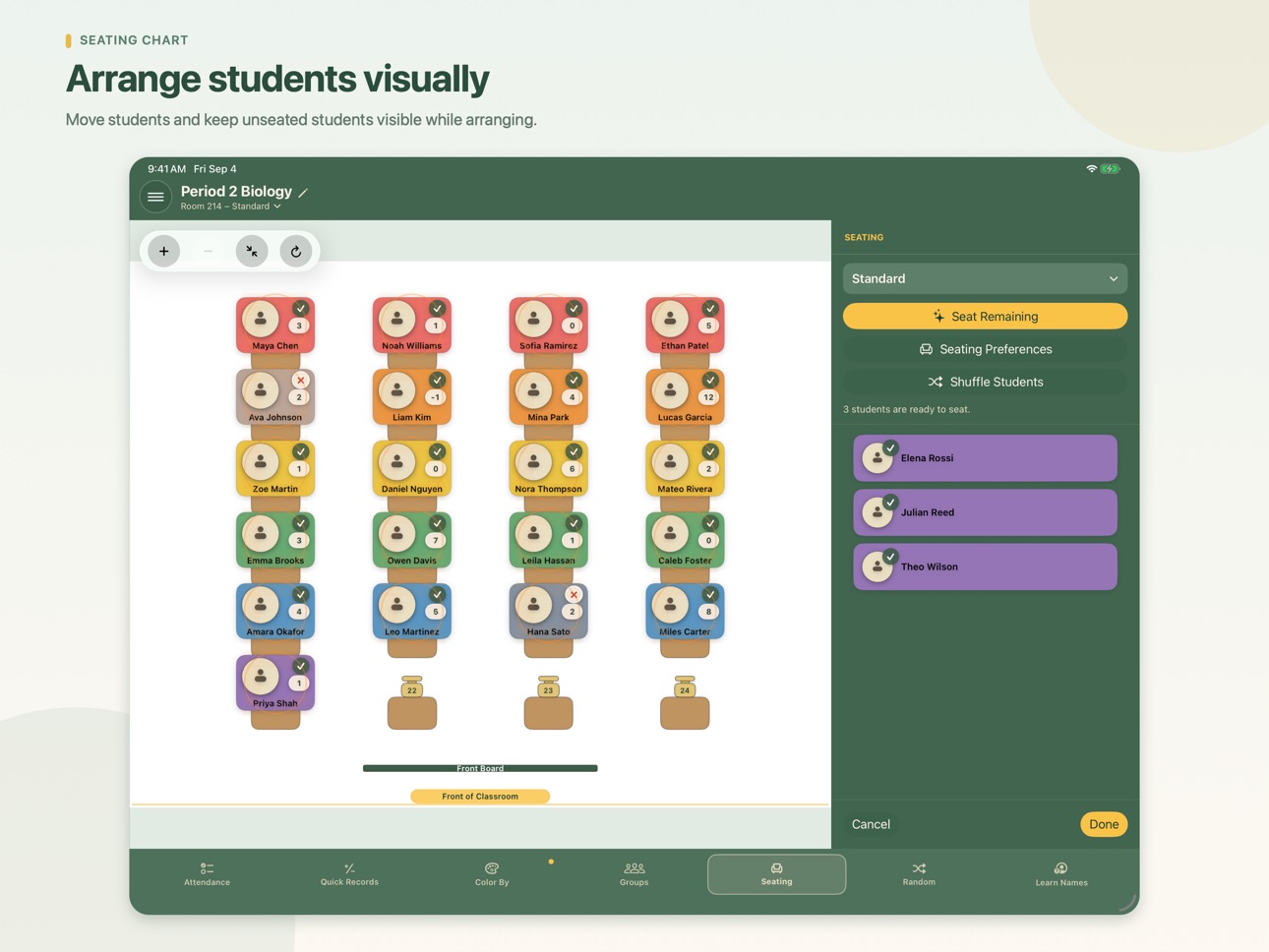 Screenshot 2 of Seating Chart for Teachers