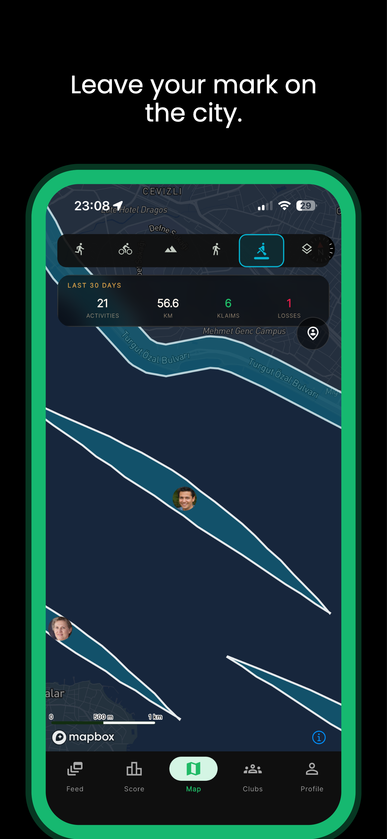 Klaimed: Territory Map Game screenshot 2