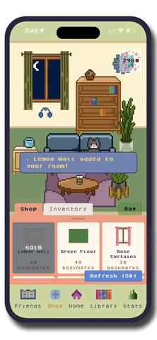 Bookstead iPhone screenshot