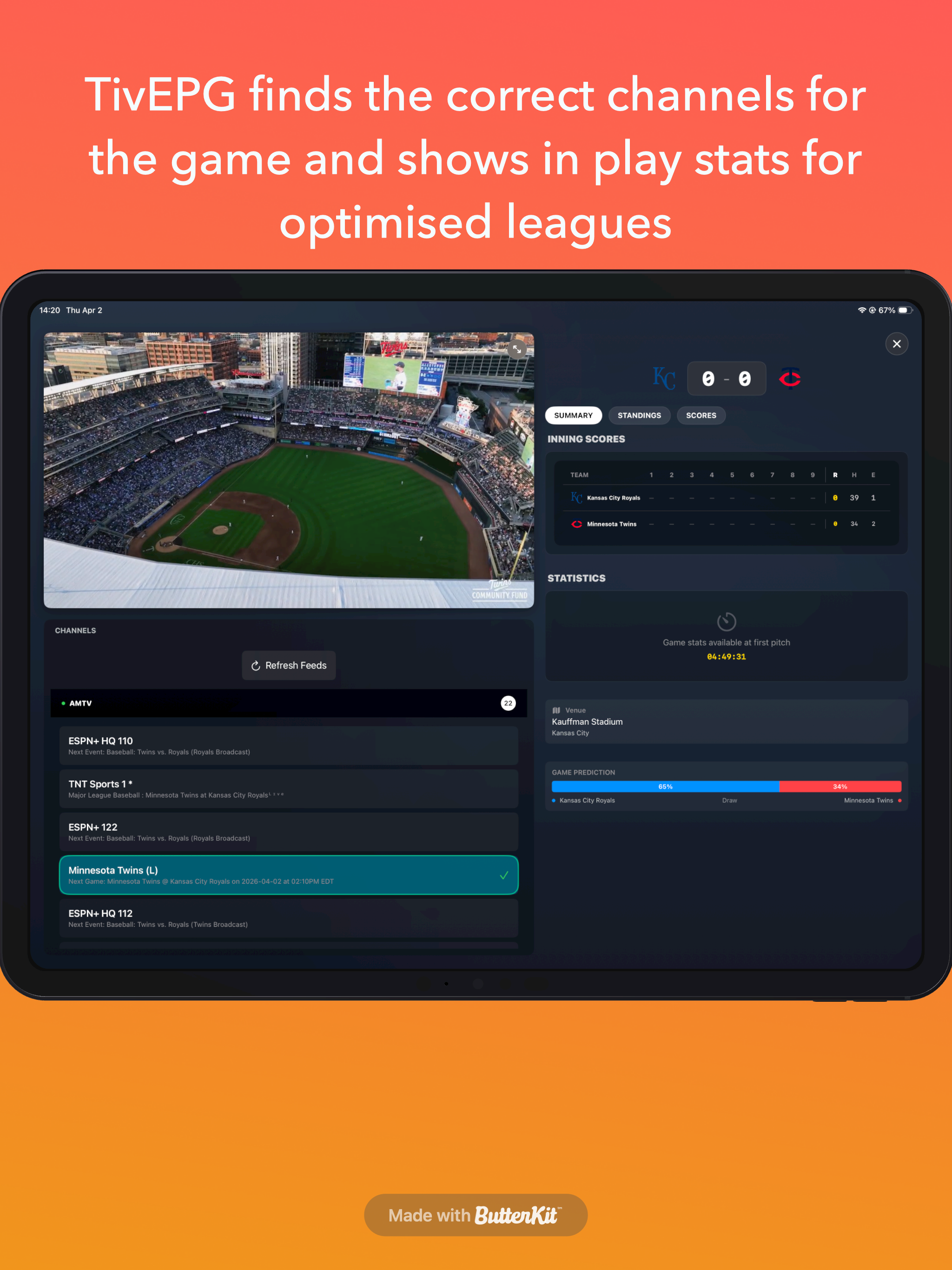 TivEPG: IPTV Player Sports Hub screenshot 11