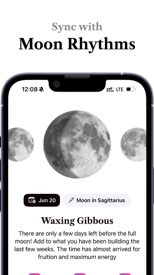 #4. Luna: Your Moon Phase Calendar (iOS) 由: Iurii Filin