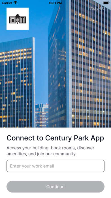 Century Park App Screenshot