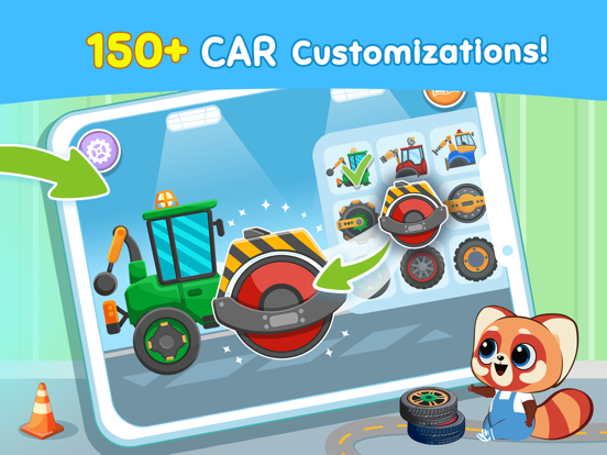 Kids Cars, Diggers and Trucks iPad screenshot 4 - Education app