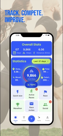 StepzSync - Step Counter Race Screenshot 4 of 9