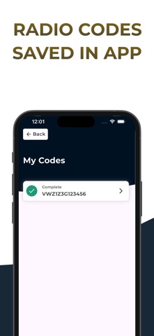 Radio Codes Generator VW Screenshot 4 of 4