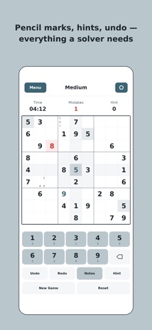 Sudoku Master: Offline Puzzle iPhone screenshot