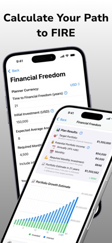 Profiro: FIRE & Budget Planner screenshot