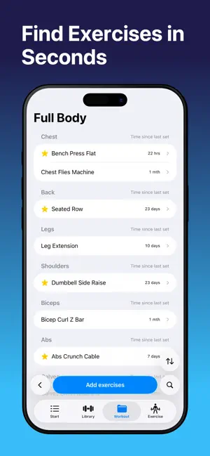 Gym Gym: Gym Workout Tracker screenshot 4