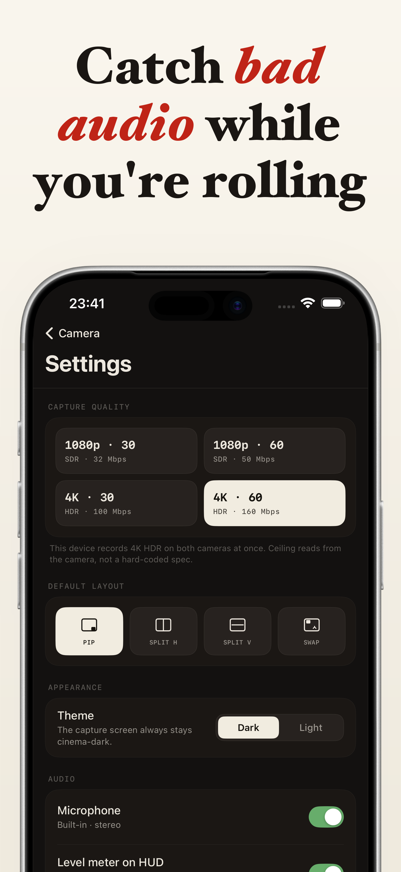 Duomo: Dual Camera Recorder screenshot 4