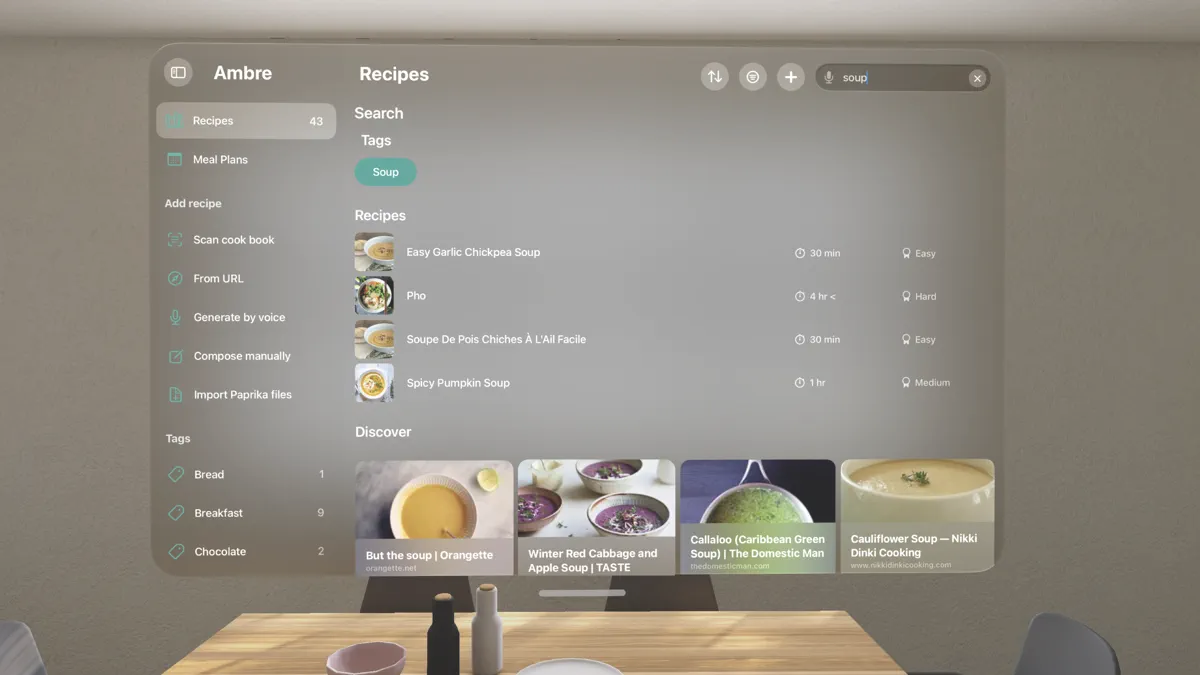 Ambre: Recipe Organizer screenshot 3