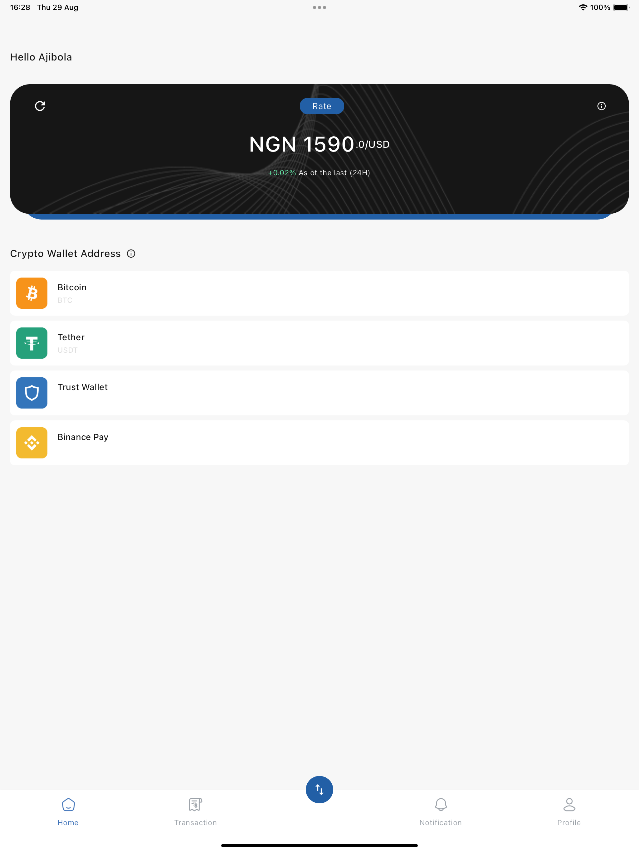 FlippayHQ: Crypto to Naira NGN
