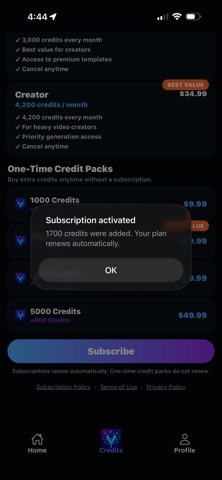 Viro AI – AI Video Generator iPhone screenshot