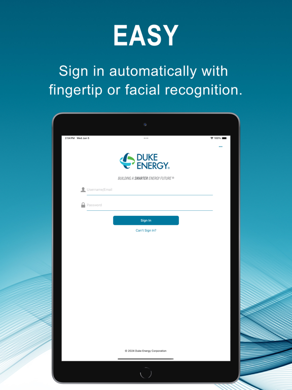 Duke Energy iPad screenshot 1 - Utilities app