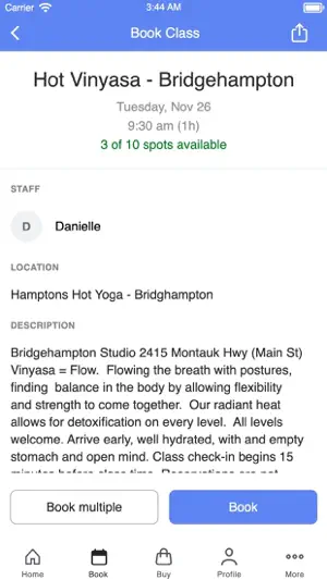 Hamptons Hot Yoga screenshot 3