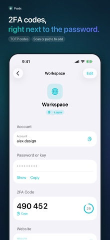 Pwdx screenshot 2