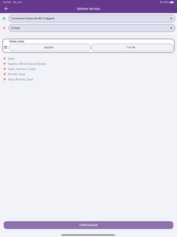 911 Go Pasajero iPad screenshot