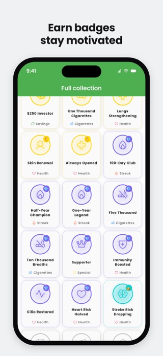 Stop Smoking: Quit Tracker Screenshot 4 of 6