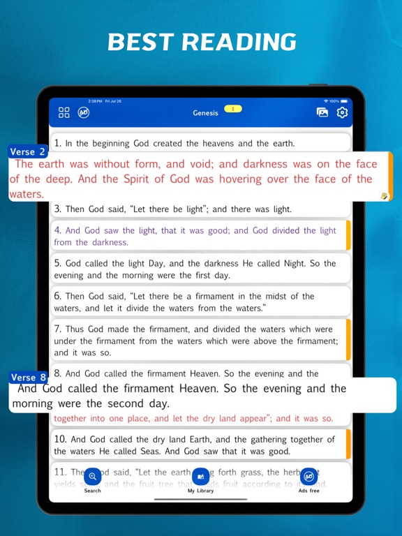 Screenshot #5 pour NKJV Holy Bible - offline