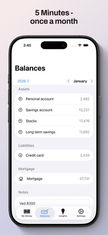 Balans – Net Worth Tracker Screenshot 4 of 7