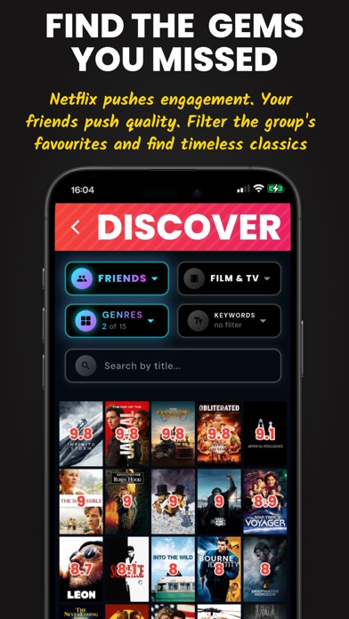 Buck The Critics: Watchlist iPhone screenshot