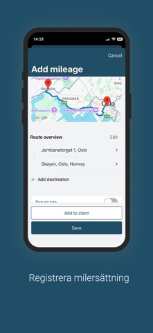 Visma Employee iPhone screenshot 2