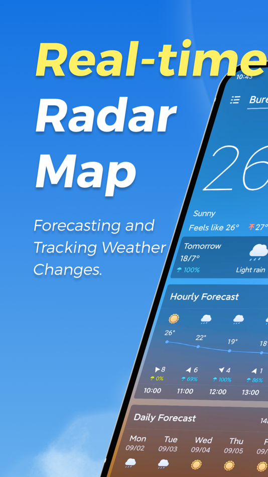 #1. Weather App - Accurate Weather (iOS) 来自: Coocent Ltd.