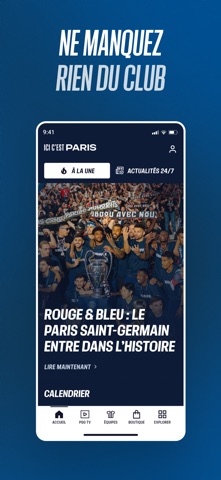 PSG Officiel iPhone screenshot 1