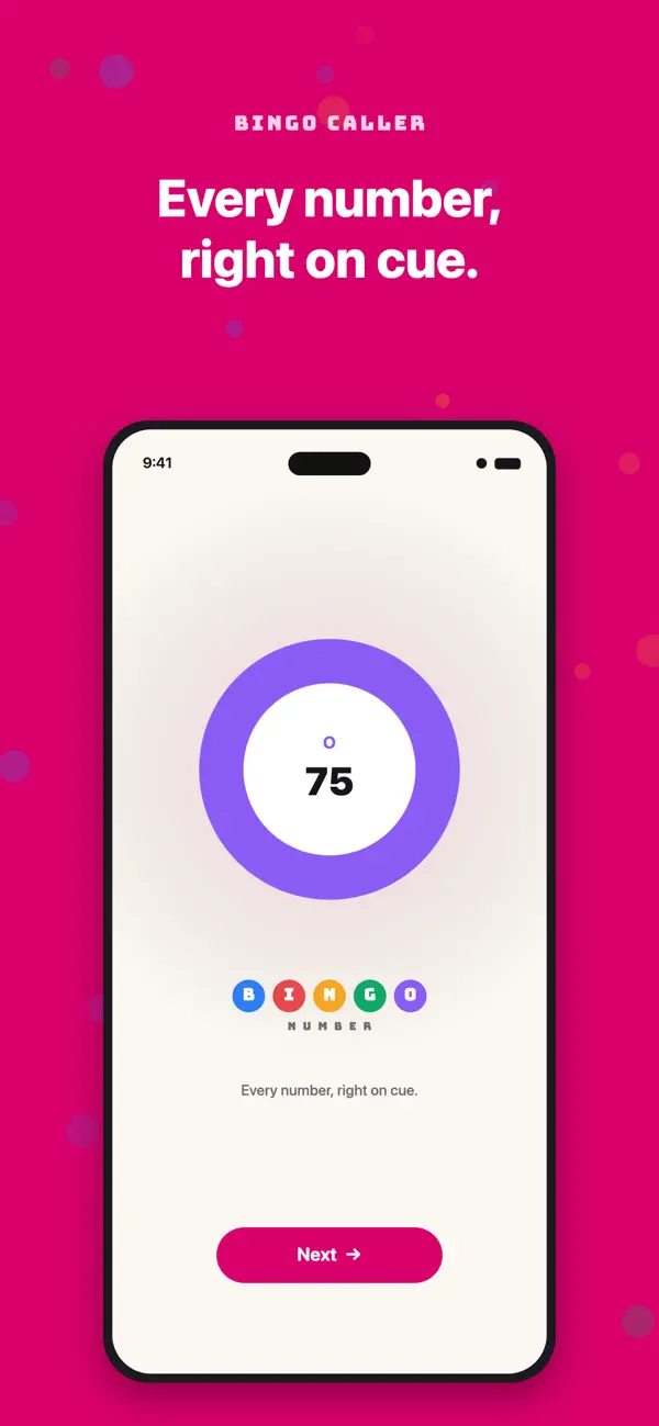 Screenshot #1 pour Bingo / tambola Games Number