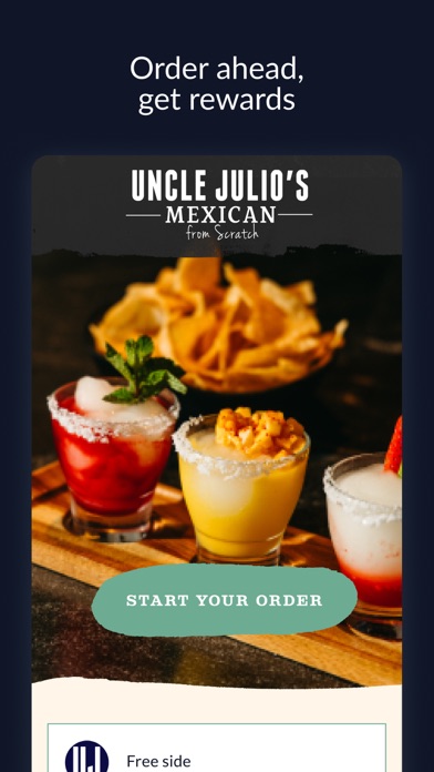 Screenshot 1 of Uncle Julio's App