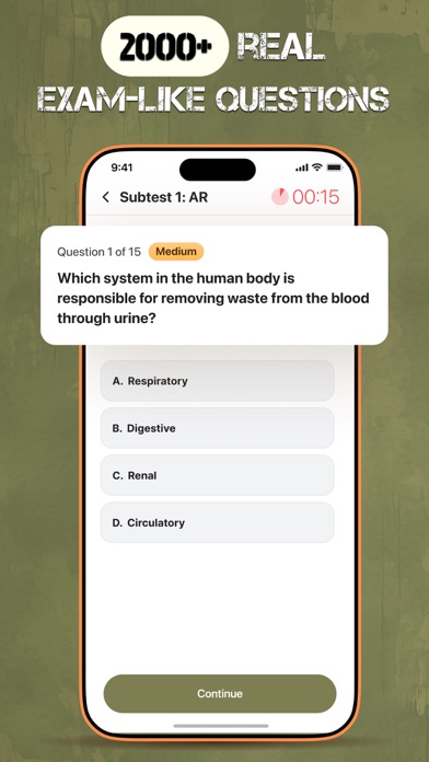 2026 ASVAB Practice Test Prep iPhone screenshot 7 - Education app