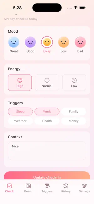 Mood Signals screenshot 1