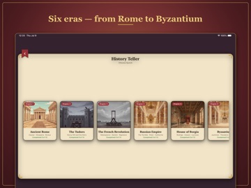 History Teller iPad screenshot