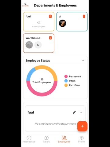 CoreHRx: Payroll & Attendence iPad screenshot