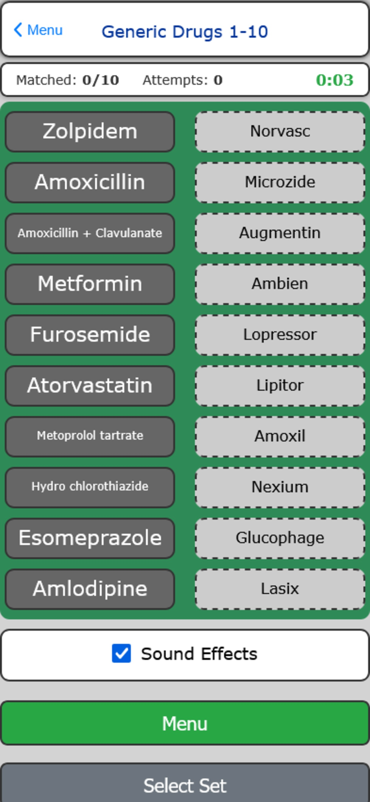 Top 200 Drug Touch Match Game screenshot 5