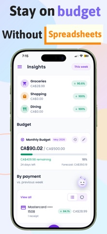 Receni: Receipt Scanner screenshot