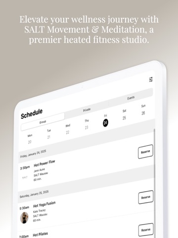 SALT Movement & Meditation iPad screenshot