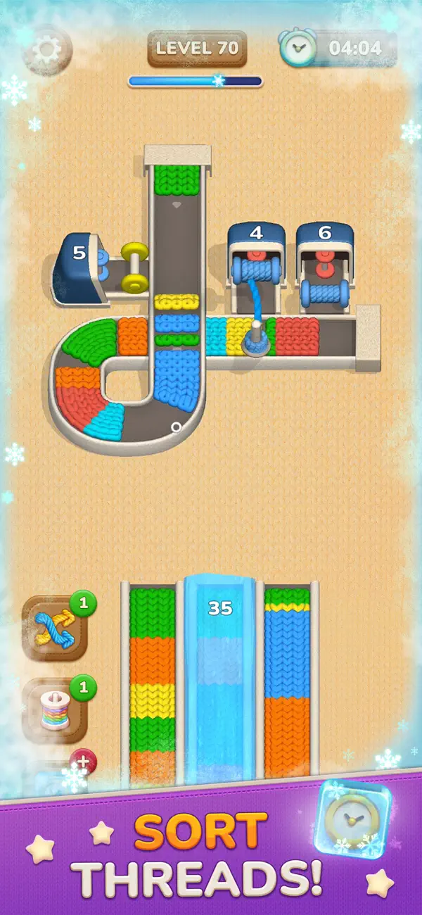 #4. Color Knit Jam (iOS) 由: CELLSOFT