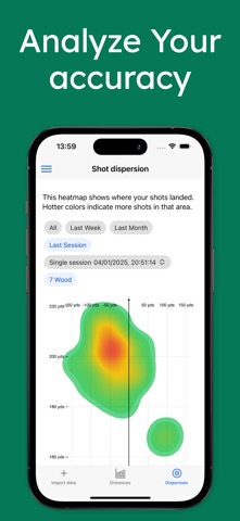Square golf data screenshot