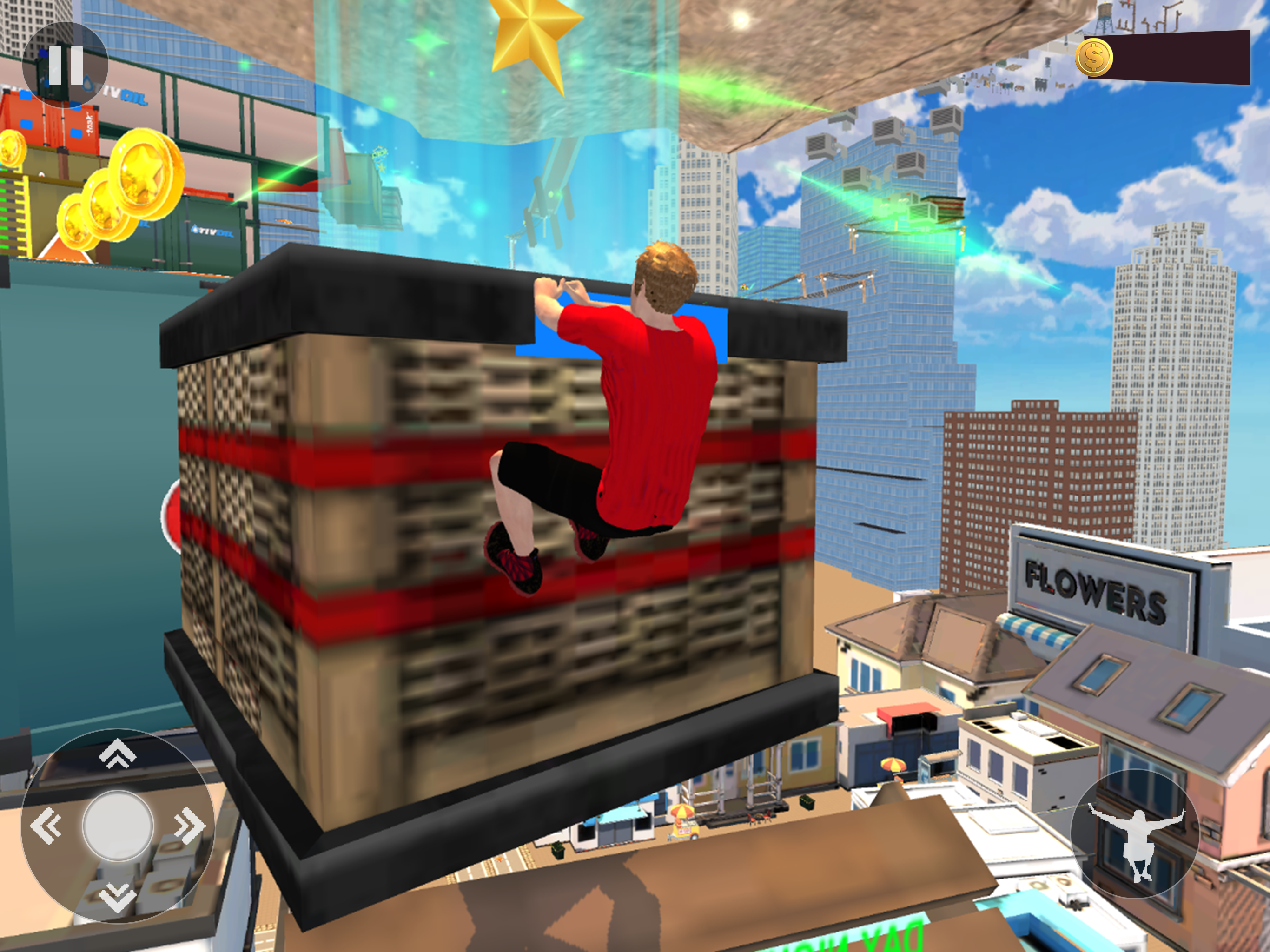Parkour Adventure Jump Upward
