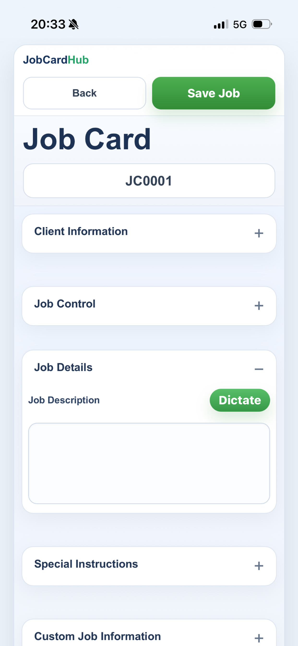 JobCardHub screenshot 4