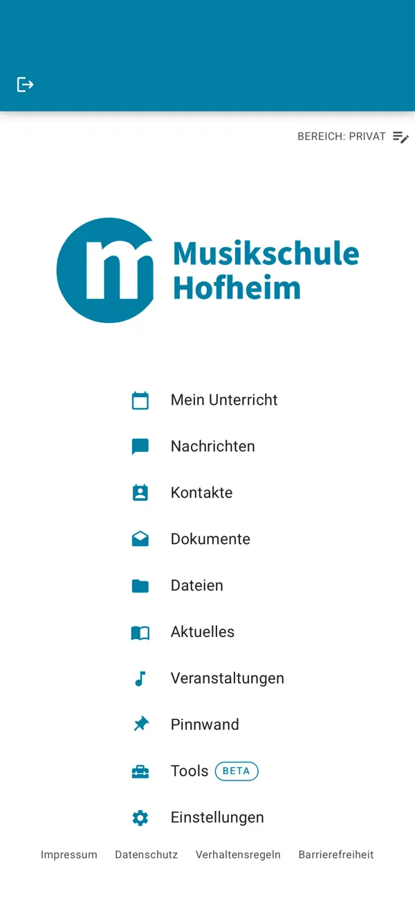 Screenshot #1 pour Musikschule Hofheim gGmbH